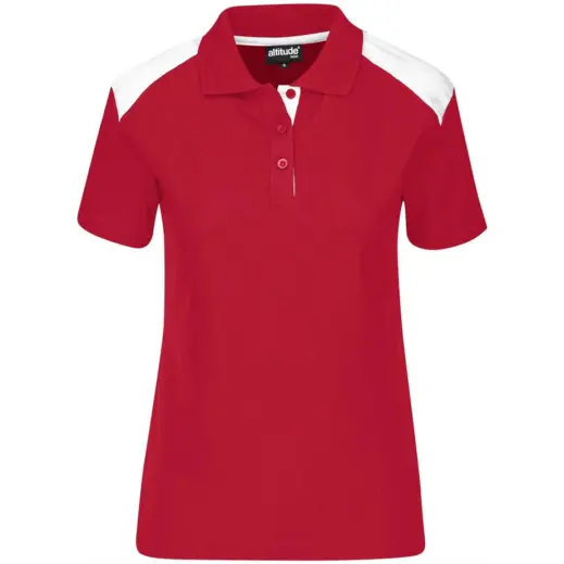 Ladies Apex Golf Shirt Red